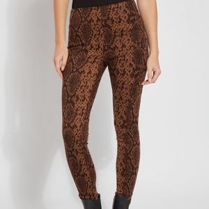 Lysse Bronze Snake Print Leggings